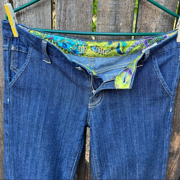 Miss Me Geneva JP4480 Flare Leg Flap Back Pocket Jeans Sz 29 - Picture 3 of 16